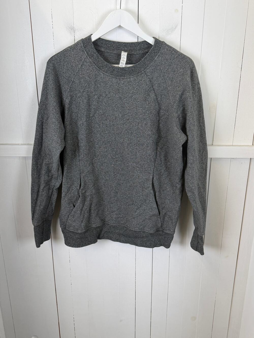 Lululemon Gray Cotton Pullover Sweatshirt Women’s Size 12